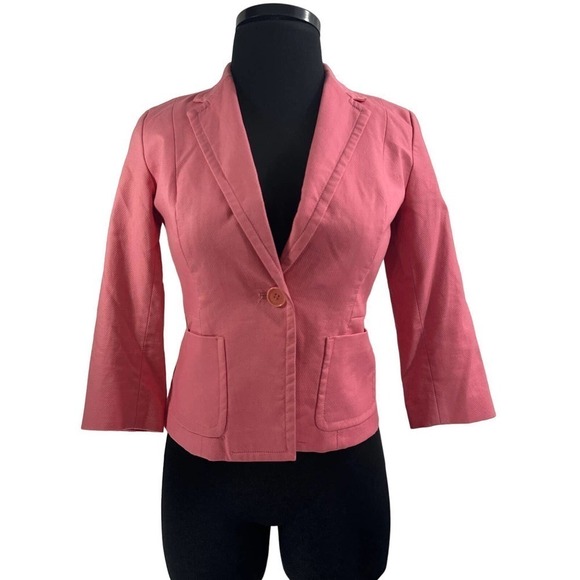 Talbots Tailored Fit Blazer 3/4 Sleeve Women’s Size 12p - Picture 10 of 11